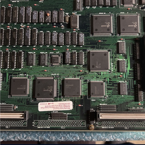 Konami Soccer Superstars 4 Player Kit w/ Cables + Manual Jamma Arcade PCB Board - Picture 4 of 12